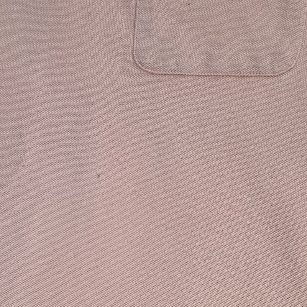 Vintage Burberrys Classic Short Sleeve Polo Shirt w/Chest Pocket in Soft Peach. - Picture 9 of 9